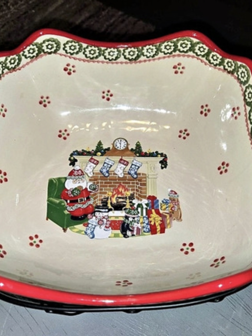 Temp-tations Holiday Gatherings Christmas Bakeware Dish with Wire Rack
